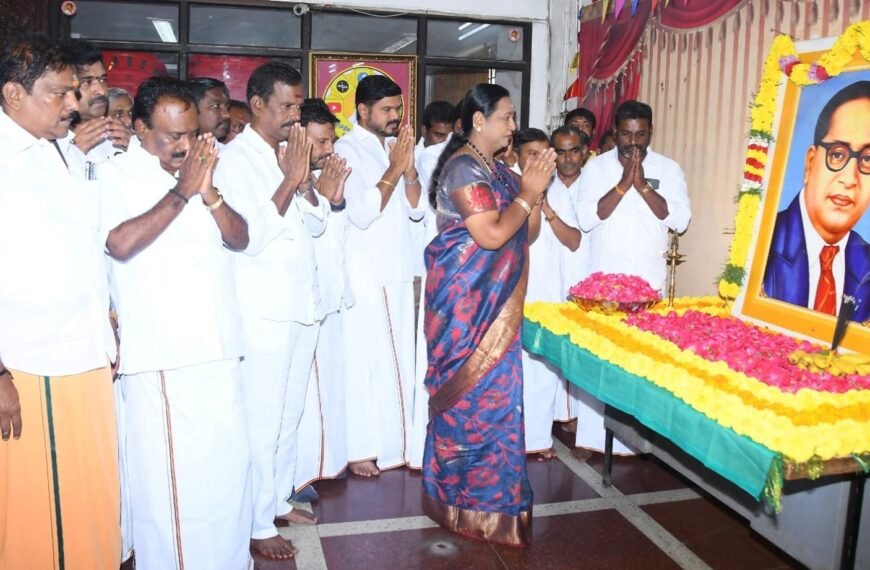 டாக்டர் சட்ட மேதை அண்ணல் அம்பேத்கரின் அவர்களின் 69-ஆம் ஆண்டு *நினைவு நாளை முன்னிட்டு தேமுதிக பத்திரிகை செய்தி