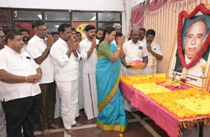 தேமுதிக – பேரறிஞர் அண்ணா அவர்களின் 118வது பிறந்தநாளை முன்னிட்டு பத்திரிக்கை செய்தி – 15.09.2026