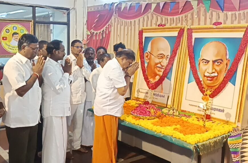 தேசிய முற்போக்கு திராவிட கழகம் – 157வது மகாத்மாகாந்தி ஜெயந்தி மற்றும் காமராஜர் நினைவு நாளையொட்டி – பத்திரிகை செய்தி – 02.10.2026